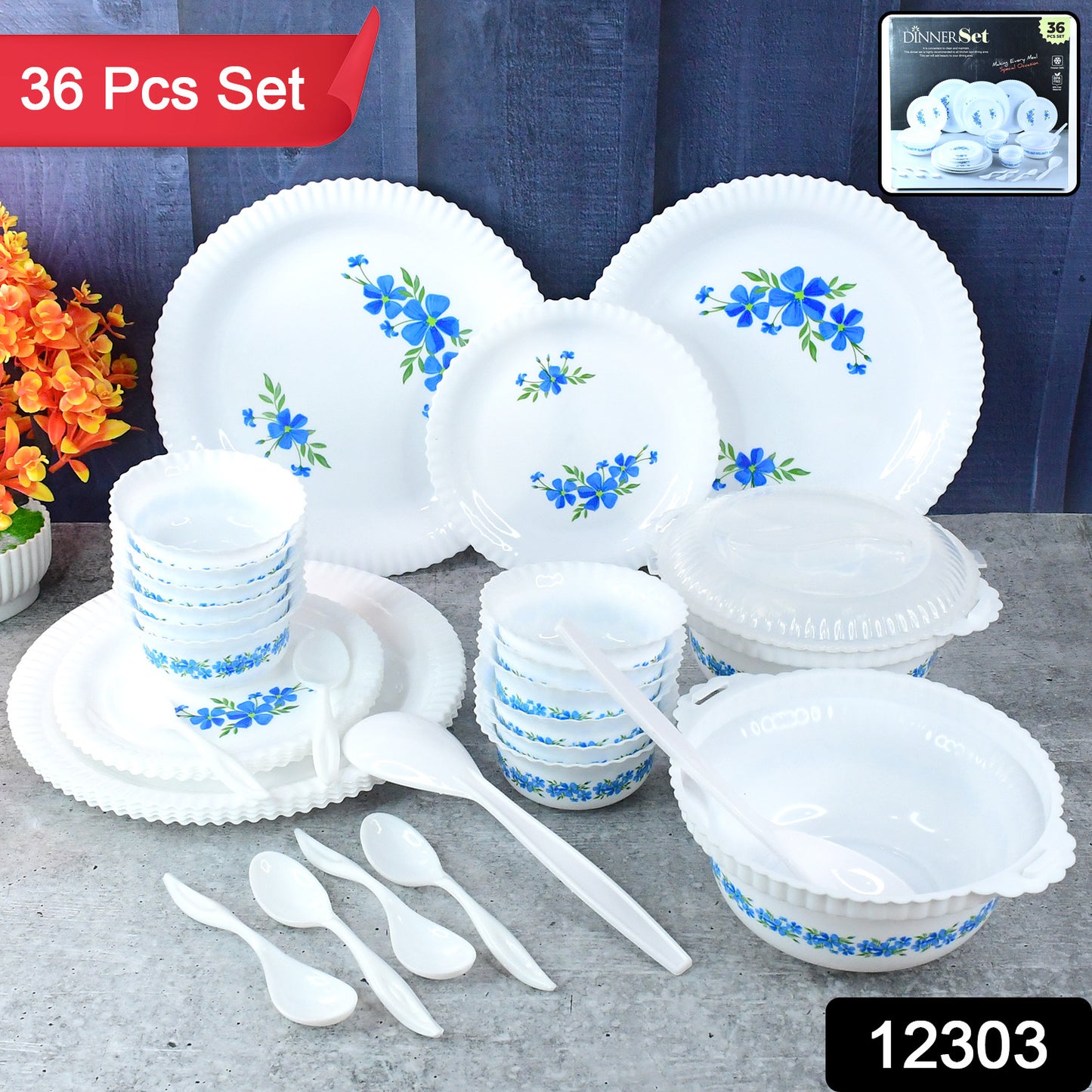 Premium Dinner Set (36 Pc)