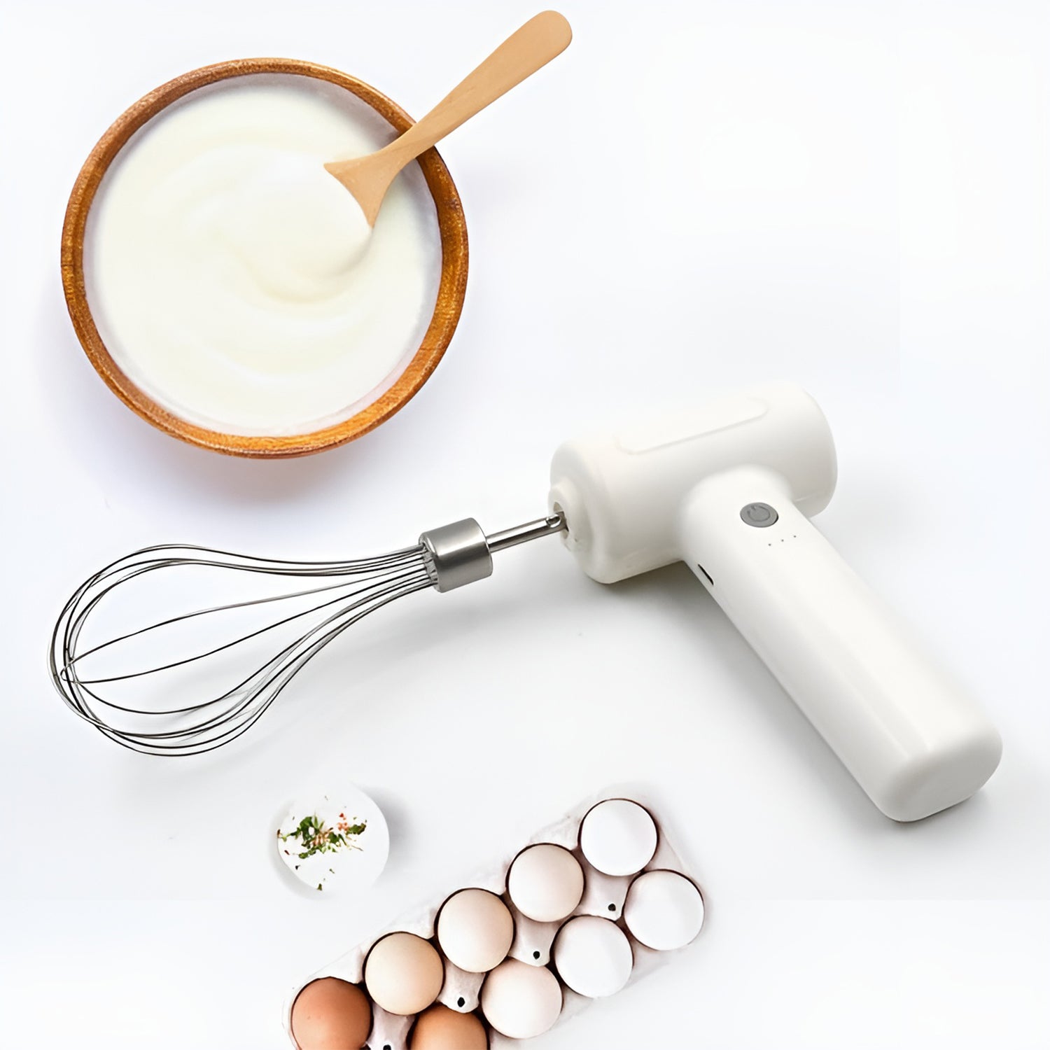 Cordless Electric Whisk  Egg Beater - (1 Pc)